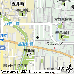 奈良県橿原市今井町3丁目14周辺の地図