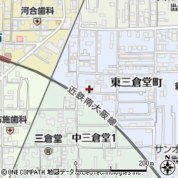 サンプラザ東三倉堂周辺の地図