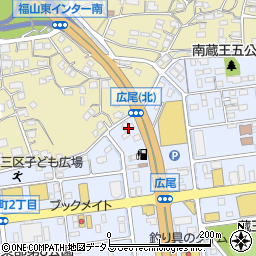 にしき堂福山南蔵王店周辺の地図