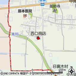 奈良県桜井市吉備180周辺の地図