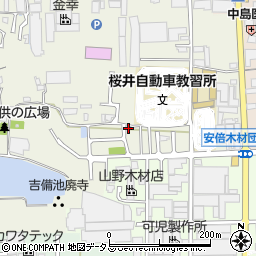 奈良県桜井市吉備29周辺の地図