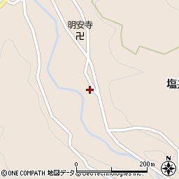 奈良県宇陀郡曽爾村塩井890周辺の地図