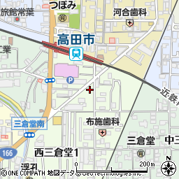 ラッキーパーキング高田市駅前周辺の地図