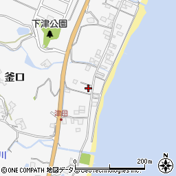 兵庫県淡路市釜口2246-1周辺の地図