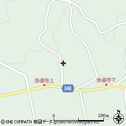 広島県東広島市河内町小田1185-2周辺の地図