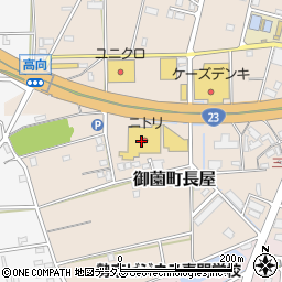 ニトリ伊勢店周辺の地図