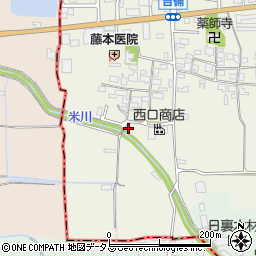 奈良県桜井市吉備140周辺の地図