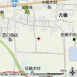 奈良県桜井市吉備223周辺の地図