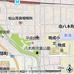 奈良県橿原市南八木町2丁目5-12周辺の地図