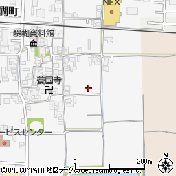 奈良県橿原市醍醐町周辺の地図