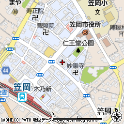 中山生花店周辺の地図