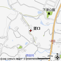 兵庫県淡路市釜口2454-3周辺の地図