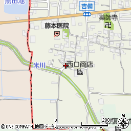 奈良県桜井市吉備173周辺の地図