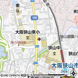 ＪＡ大阪南狭山東周辺の地図