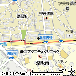 メガネの三城泉北宮山台店周辺の地図