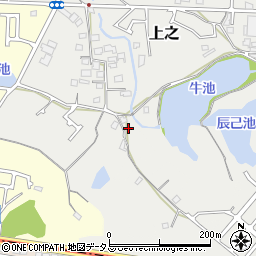 大阪府堺市中区上之711-1周辺の地図