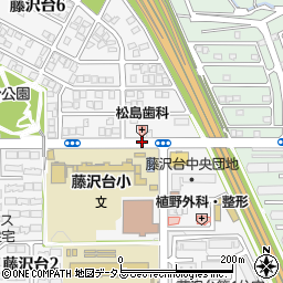 藤沢台6丁目周辺の地図