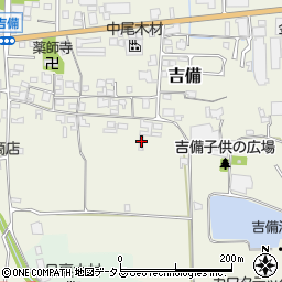 奈良県桜井市吉備216周辺の地図