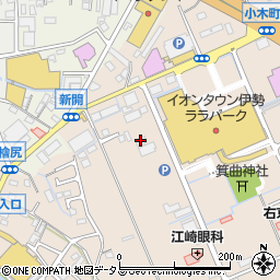 昭和食堂伊勢店周辺の地図