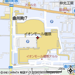 ＺＡＲＡイオンモール橿原店周辺の地図