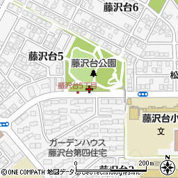 大阪府富田林市藤沢台周辺の地図