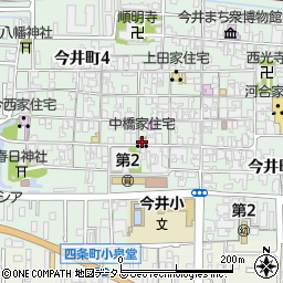 中橋家住宅周辺の地図