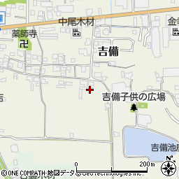 奈良県桜井市吉備217周辺の地図