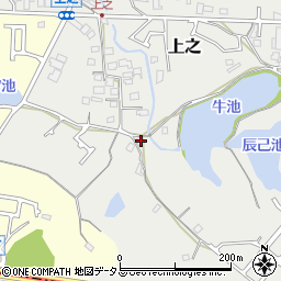 大阪府堺市中区上之711周辺の地図