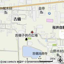 奈良県桜井市吉備256周辺の地図