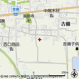 奈良県桜井市吉備211周辺の地図