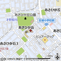 広島市日浦公民館周辺の地図