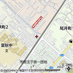 大阪府和泉市富秋町2丁目26周辺の地図