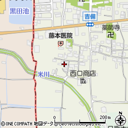 奈良県桜井市吉備163周辺の地図
