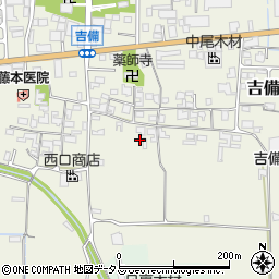 奈良県桜井市吉備208周辺の地図