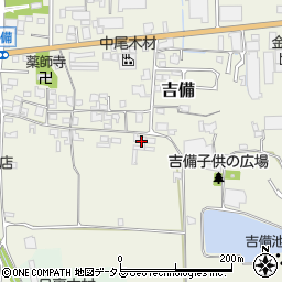 奈良県桜井市吉備373周辺の地図