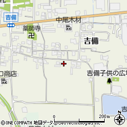 奈良県桜井市吉備378周辺の地図