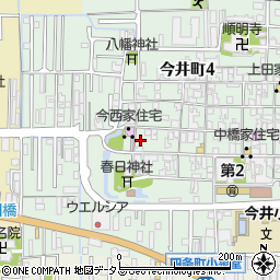 奈良県橿原市今井町3丁目9周辺の地図