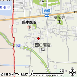 奈良県桜井市吉備174周辺の地図