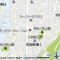 セブンイレブン富田林中小企業団地店周辺の地図