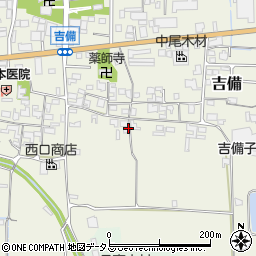 奈良県桜井市吉備210周辺の地図
