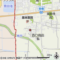 奈良県桜井市吉備168周辺の地図