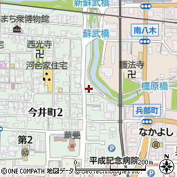 奈良県橿原市今井町1丁目1-11周辺の地図