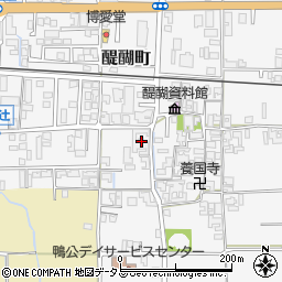 奈良県橿原市醍醐町155周辺の地図