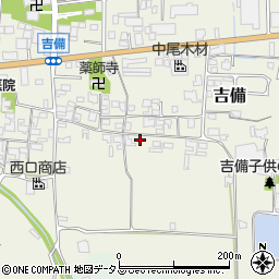 奈良県桜井市吉備380周辺の地図