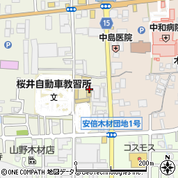奈良県桜井市吉備300周辺の地図