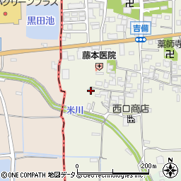 奈良県桜井市吉備162周辺の地図