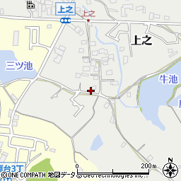 大阪府堺市中区上之794-1周辺の地図