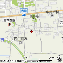 奈良県桜井市吉備205周辺の地図