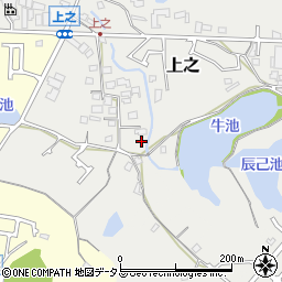 大阪府堺市中区上之799-1周辺の地図