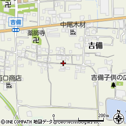奈良県桜井市吉備383周辺の地図